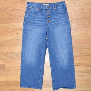 Madewell Slim Wide-Leg Crop Jeans Womens 28P